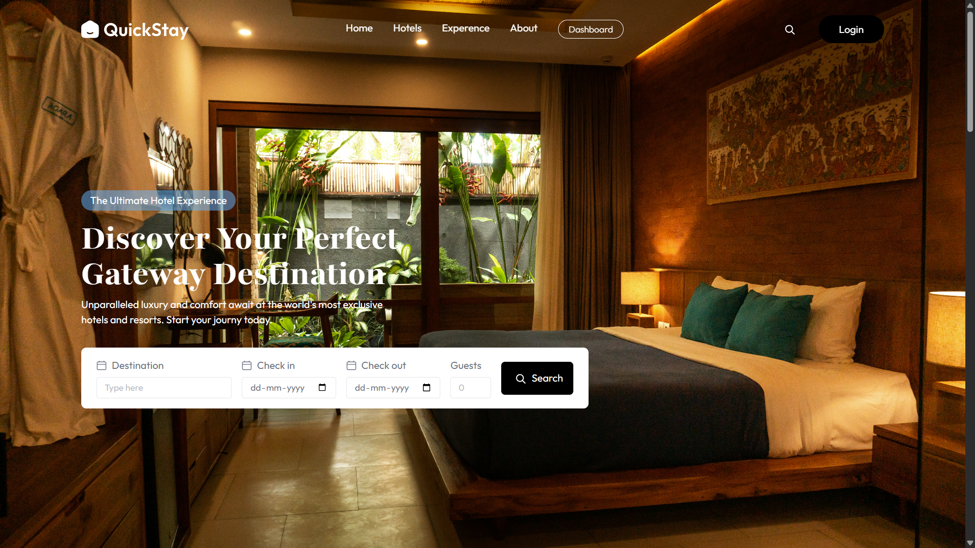 Fully Customize Hotel Booking Website